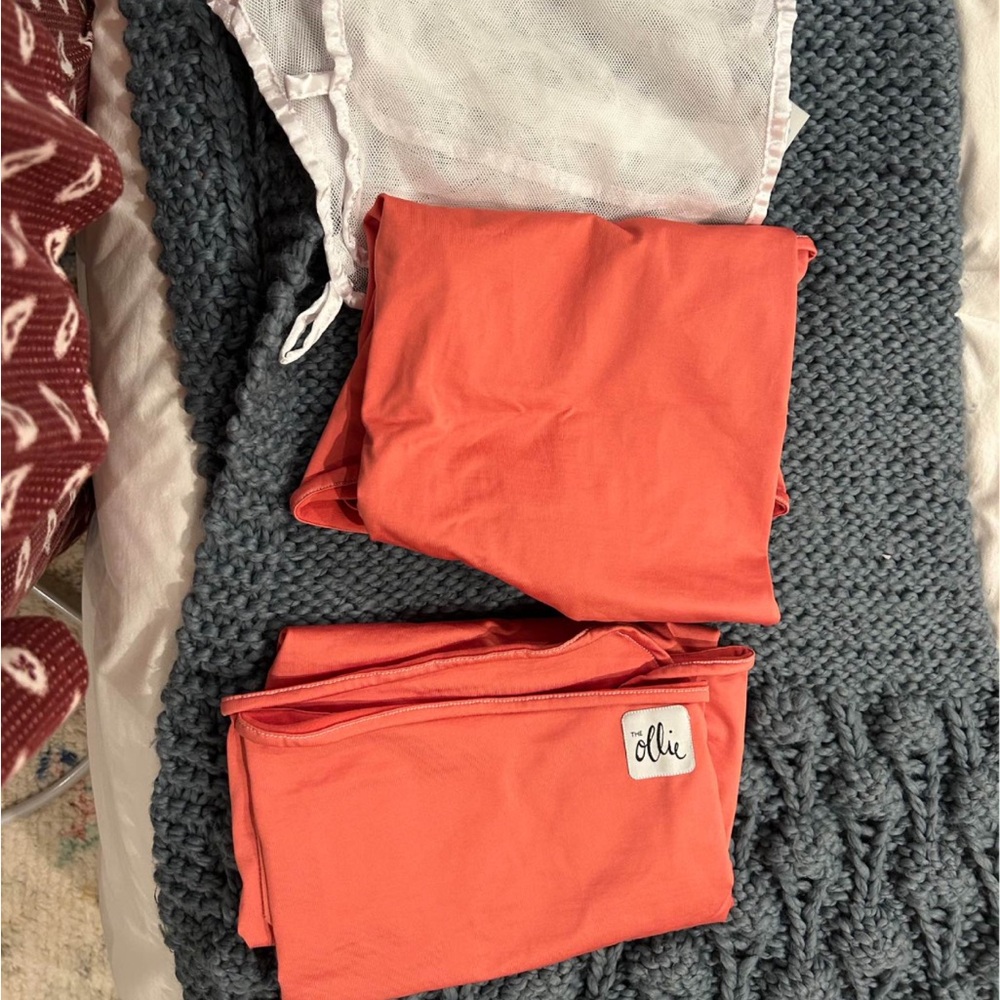Ollie Coral Swaddles (two) for babies